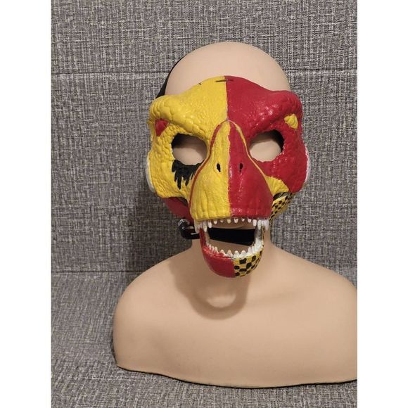 VELOCIRAPTOR MASK Jurassic park world dinosaur legacy movable jaw Already Paint - Picture 4 of 4